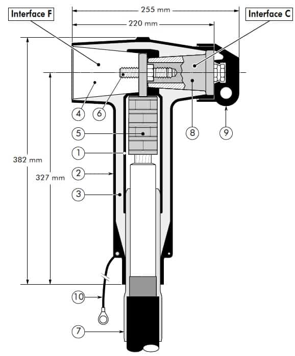 Euromold 944TB Tee Connector 11kV 33kV 42kV - Design